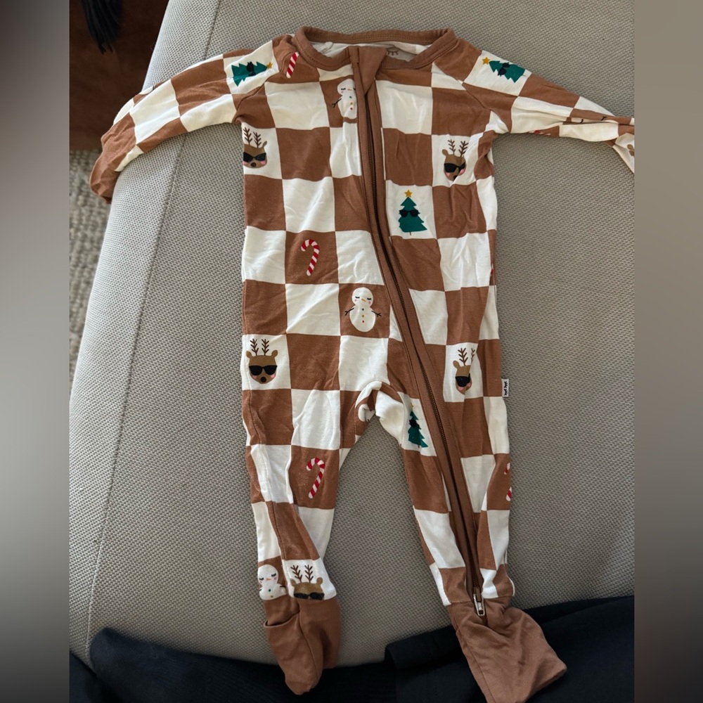 Little Sleepies zipper onesie - newborn